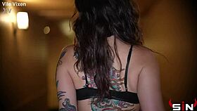 Ass Worshipping Bound Call Girl Choked and Fucked Roughly!