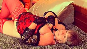 yo granny carmen is deep throating gilf angel like a pro on that cock