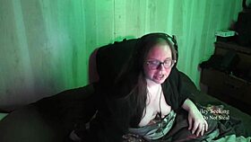 naked bbw brunette with big natural tits plays castle malloy haunting part 1