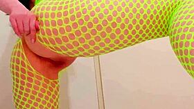 Asian amateur spreads juicy big pussy lips for first-time solo tease