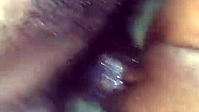 i can't resist covering my girlfriend's huge wet pussy lips up close