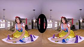 hey snow wild rides cock like a total horny milf