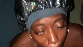 big tits black babe nasty nova sucks cock and shows fat toes