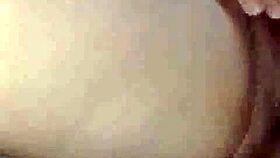 boyfriend fingers hot girl's oiled pussy gently