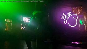 hot latina teen shakes booty on desk table dance vibes