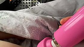 whoa, babe sneaks a hot masturbation sesh, pussy pulses after cumming hard 😈💦🔥