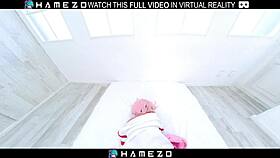 why does anna saotome's wet pussy ride so gently in vr?