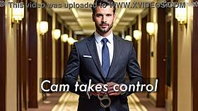 worship his feet as stud pounds your wife hard cuck 😈👣