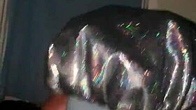 big tits black babe nasty nova sucks cock and shows fat toes