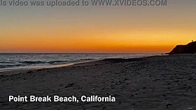 Blonde Bubble Butt Bounces On Monster Cock Beachside