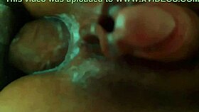 Huge Cum Load Dripping from Gaping Ass to Pussy