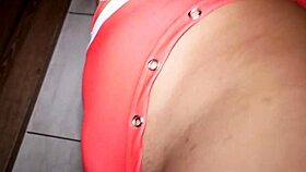 Young Thai ladyboy Diamond takes bareback ass pounding deep