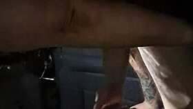 Paid her for car blowjob and she swallows every drop hungrily