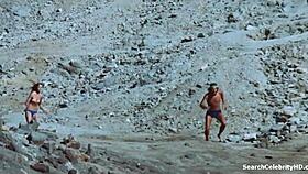 Lily Avidan and Tzila Karney deliver big tits blowjobs in retro Israel hippie scene