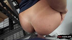 Hot Coworker Bent Over Warehouse Fuck Gone Wrong