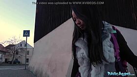 Public Agent Stranded Thai Amateur Facialized by Stranger for Cash Cumshot