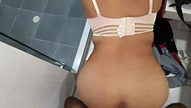 brunette latina gets bent over doggystyle on kama sutra chair