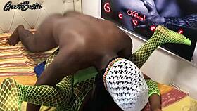 black couple pounds rough and fast till screaming orgasms hit