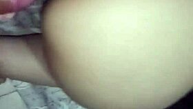 Bent over homemade latina teen creampie doggystyle pounding until back cumshot explosion