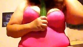 ronda that fat hungarian hag sucks a cucumber like a desperate bitch