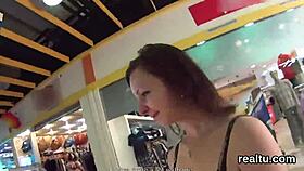 A perfect czech teen gets seduced in mall shop then pov hardcore stripped and fucked.