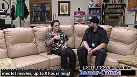 Dr Tampa Probes Mara Luv's Shaved Pussy in University Entrance Exam