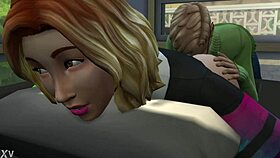 cindy moans as tongue rims her ass during farts