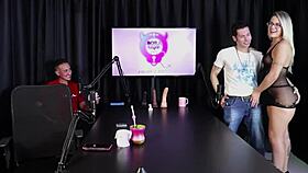 blonde strips hot in swinger house party