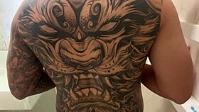 shower surprise turns into wild creampie with sheer lingerie babe