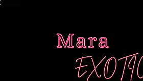 Balls Deep Big Black Cock Stretches Mara Exotic's Creamy Pussy Missionary Style