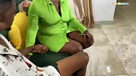 ex girlfriend arrives with surprise gets hard fucked and creampied on big tits