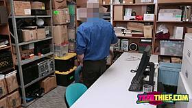 you won't believe how this hot thief seduces guard into rough monster cock pounding