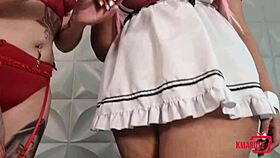 Hey, check out me playing with my submissive little doll