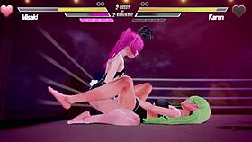 lesbians fingering and squirting in epic pussy battle!