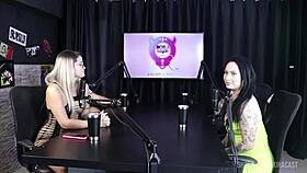 Watch Joice Muller's sheer red lingerie tease in amateur compilation