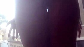 public hotel cumshot for nosy neighbors watching 👀💦