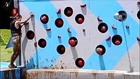 danish bikini babes wipeout by the pool