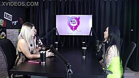 Watch Joice Muller's sheer red lingerie tease in amateur compilation