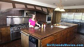 Homemade teen lesbians fingering pussy in kitchen movie?