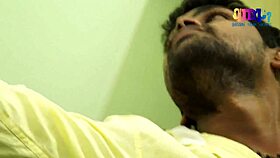 Chubby Indian housewife seduces engineer with big tits bounce