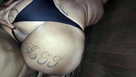 i pound my lover's ass deep in the hot sauna steam