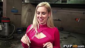 gorgeous blonde teen pickup fuck outdoors pov 😍🔥