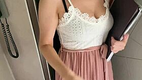 Teacher, wanna feel my cock stretch your shy pussy after class?