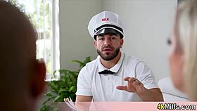 when your hot sailor uniform guy solves every milf's steamy needs 😍👅⚓