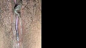 juicy latina housewife makes him cum with tight pussy vibrator play