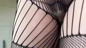 Fetish Workout With Fishnets And Fitness Milf