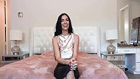 bent over in lingerie? yeah this house hunt turns into monster cock ride