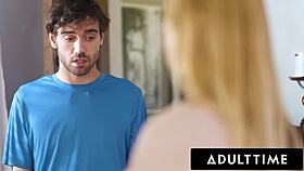 virgin, watch stepmom Sarah Vandella teach big tits pussy licking first