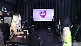 Watch Joice Muller's sheer red lingerie tease in amateur compilation