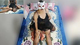 CHUBBY ASIAN WIFE DELIVERS YUMMY HOMEMADE CUM MOMENT